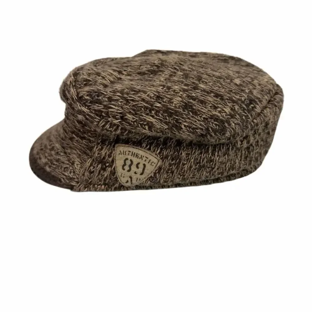 Baby Gap Brown Knit Baseball style hat M/L